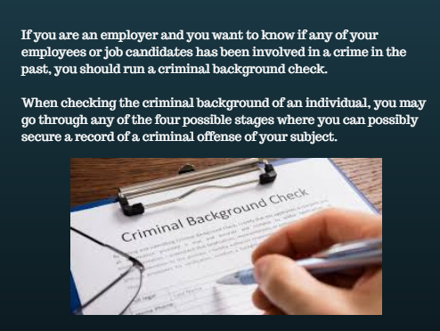 Getting to Know Employee Criminal Background Check